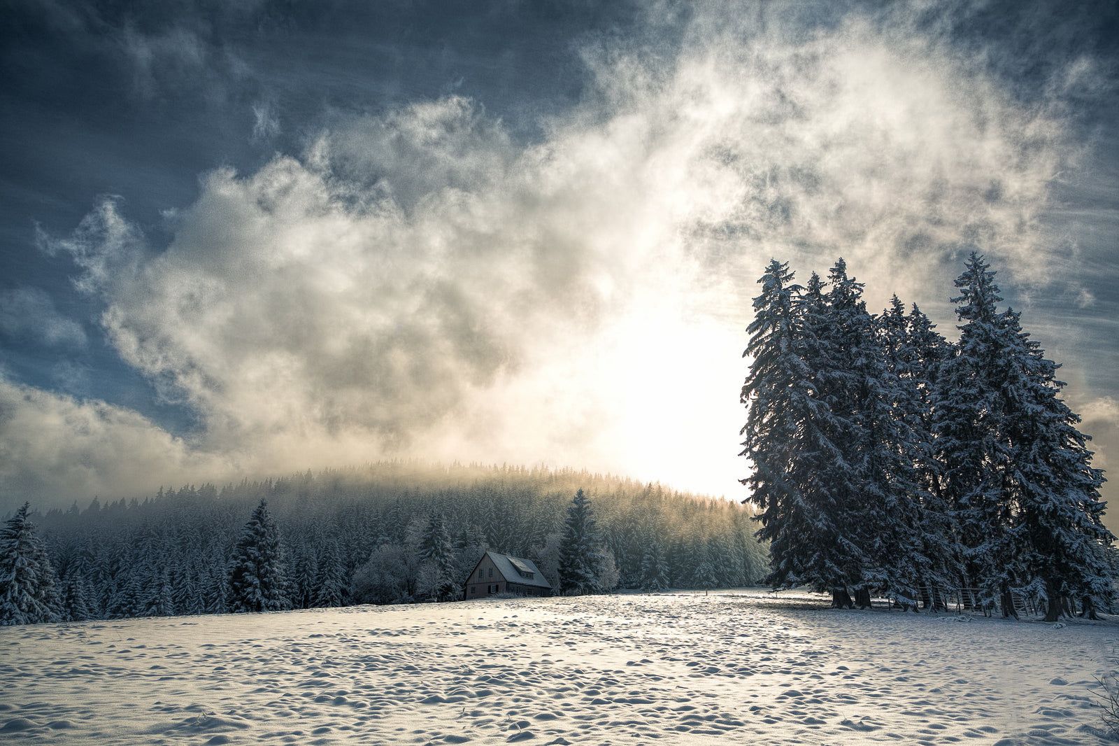 Eisstrahlen, Schwarzwald